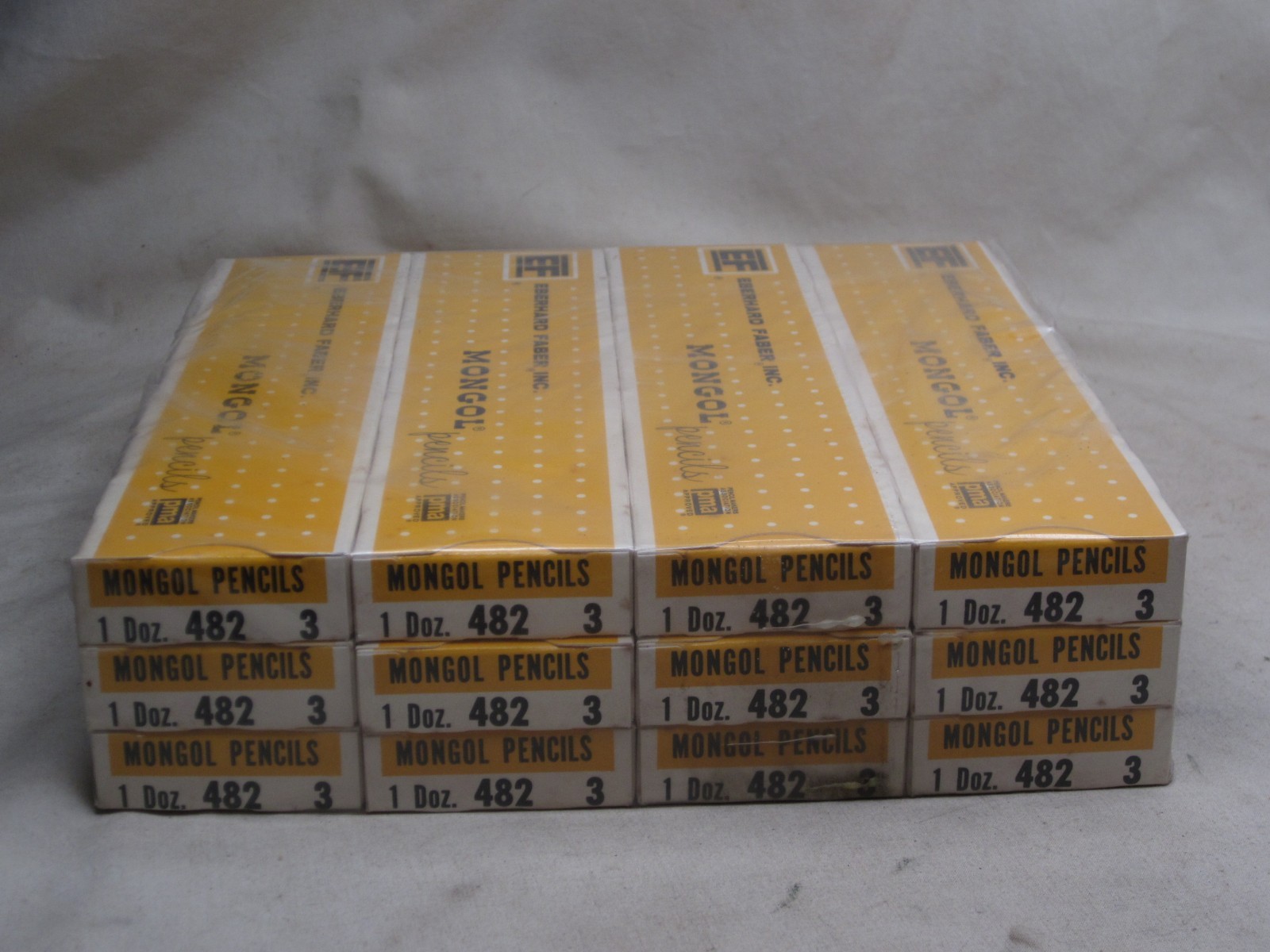 S  Pencil 12 Box X 12 Lot Sealed 482-3 Eberhard Faber Nos Ef