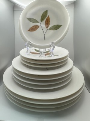 VTG Oneida Premier Autumn Memory Melamine Plate Set~12 4-6.5    4-7.5''  4-10.75 