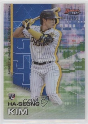 2021 Bowman's Best Blue Refractor 43/150 Ha-Seong Kim #94 Rookie RC 11de