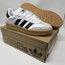 Adidas Men's 10 Samba XLG Sneakers Cloud White Core Black Gum NEW IE1377