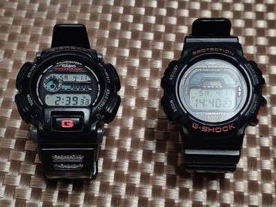 Casio G-Shock Digitaluhr DW-8700 DW-9000 Black Illum. Defekt aus Japan