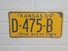 1959 Kansas Dealer License Plate