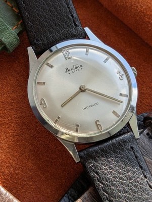 1955-1965 Bentima Star Manual Wind Slim Watch with Peseux 320 movement in VGC