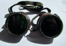 Willson Safety Goggles Motorcycle Bakelite Vented Steampunk Good Conditions BIN
