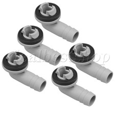 5 x Air Conditioner Drain Hose Connectors PVC for most Air-conditioning Devices
