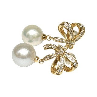 Elegant 9.5 10mm Genuine White Round Edison Cultured Pearl Clip On Earrings