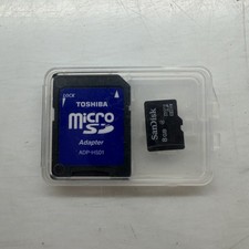 Toshiba Micro SD Card Adapter ADP-HS01/ Sandisk 8GB
