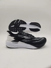 Mens Size 12 Brooks Launch 11 Black White Running Shoe 110450 1D 087 NEW