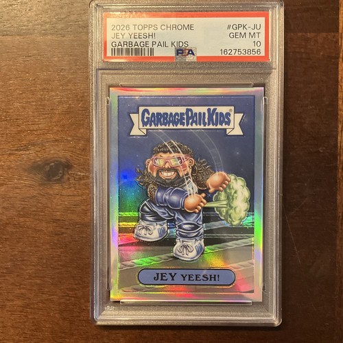 Jey Yeesh! [Black] #GPK-JU 2026 Topps Chrome WWE GPK card