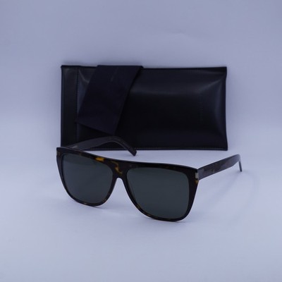 Saint Laurent SL 1 SLIM 002 Havana/Grey 59-13-150 Sunglasses New Authentic