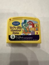 2002 Tads Silly Number Farm My First Leap Pad Preschool Math Cartridge ONLY VGC