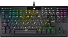 Corsair K70 RGB TKL CHAMPION SERIES Tenkeyless OPX Optical Switches, Black