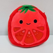 Squishmallows 7.5 inch Ritter the tomato plush red food fruit kellytoy
