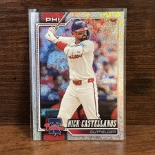 2026 Topps Series 1 - Nick Castellanos Silver Sand Glitter Foil