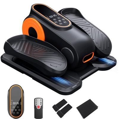 Under Desk Elliptical Machine, Ellipse Leg Exerciser for Seniors Fully Assemb...