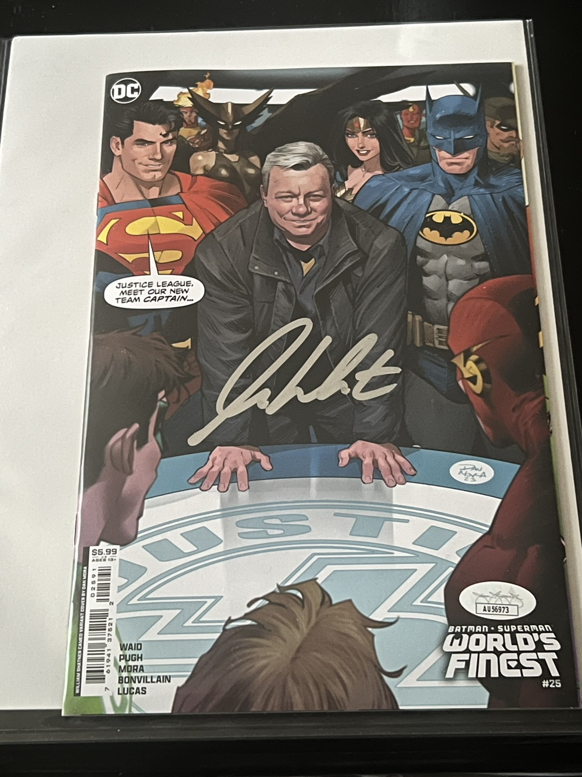 William Shatner Signed/Autographed magazine Star Trek Captain James T Kirk JSA