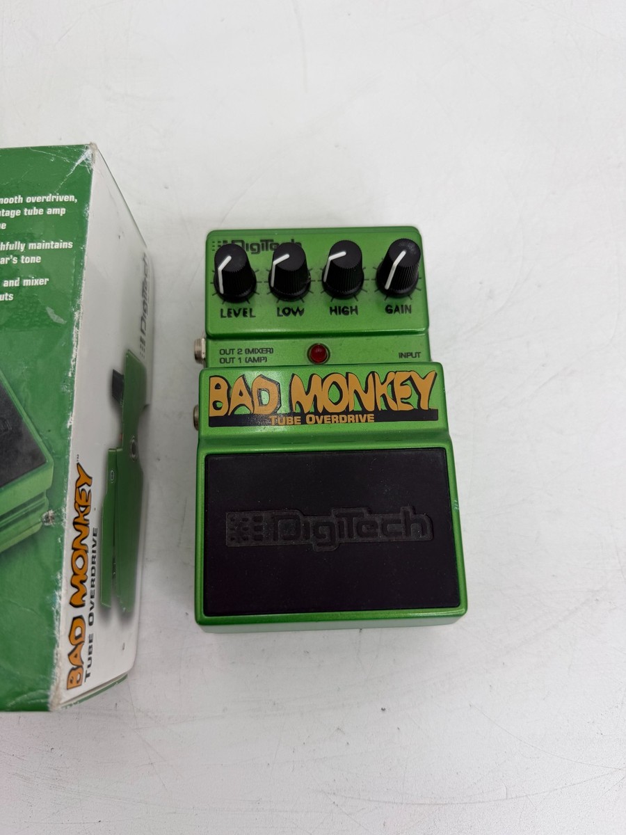 DigiTech Bad Monkey Tube Overdrive Guitar Effects Pedal Green