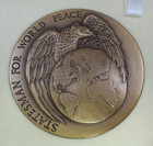 2 Piece Vintage Medallic Art Henry Kissinger Statesman for World Peace Medals — photo 3