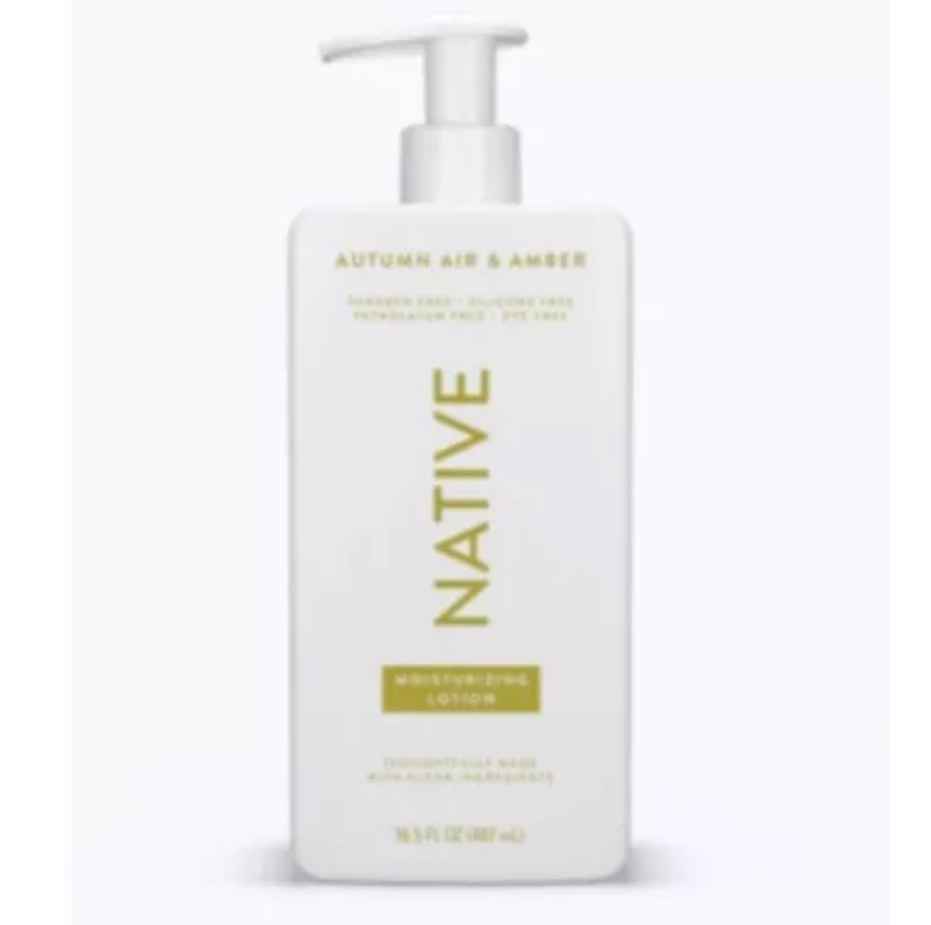 Native Moisturizing Lotion Autumn Air & Amber 16.5 fl oz