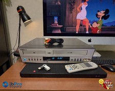 Go Video DVR 4200 VCR DVD Player/VHS Recorder Combo Remote Cable Fully Serviced