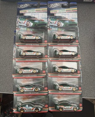 Hot Wheels Silver Series 7-11 Toyota Supra  Lot Of 10