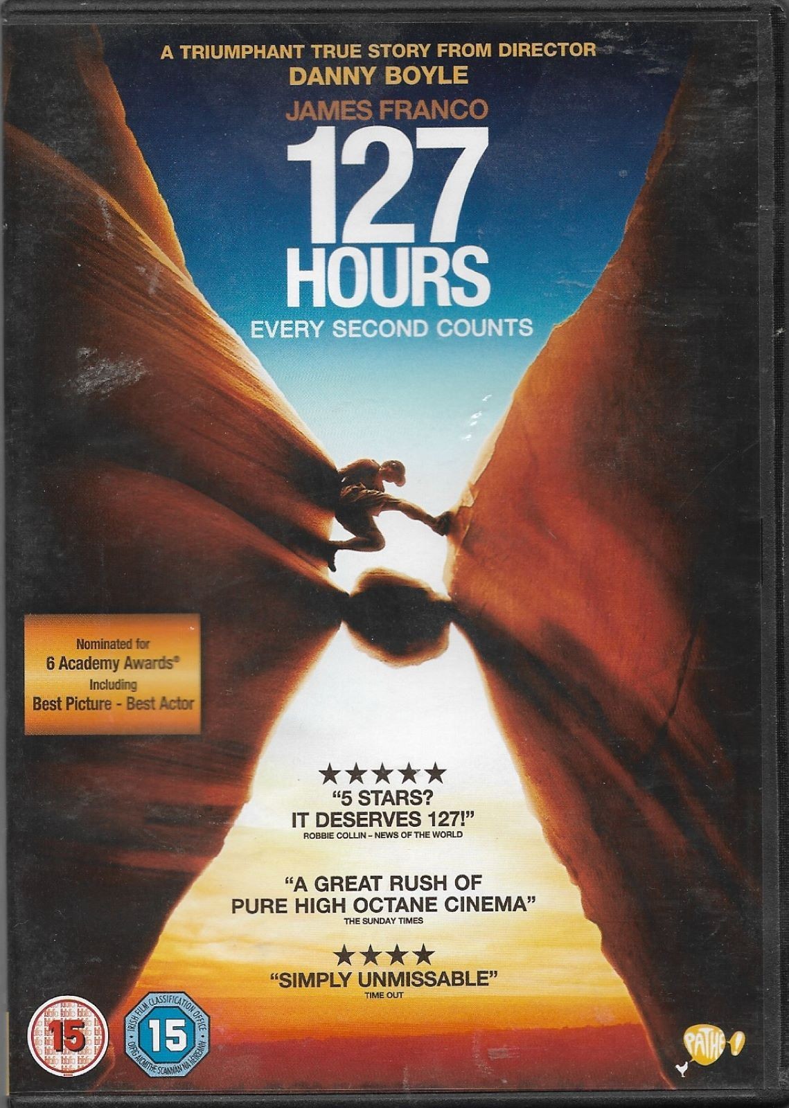 127 Hours DVD POSTED 48 HOURS TRACKED