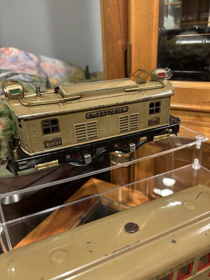 ~Original~Lionel Prewar Set 253 Loco & Passenger Cars 610/610/612 Mojave/RED!!! - Image 3 of 4