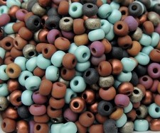 Czech Glass Seed Bead Mix Taos Pueblo 6/0 50grams