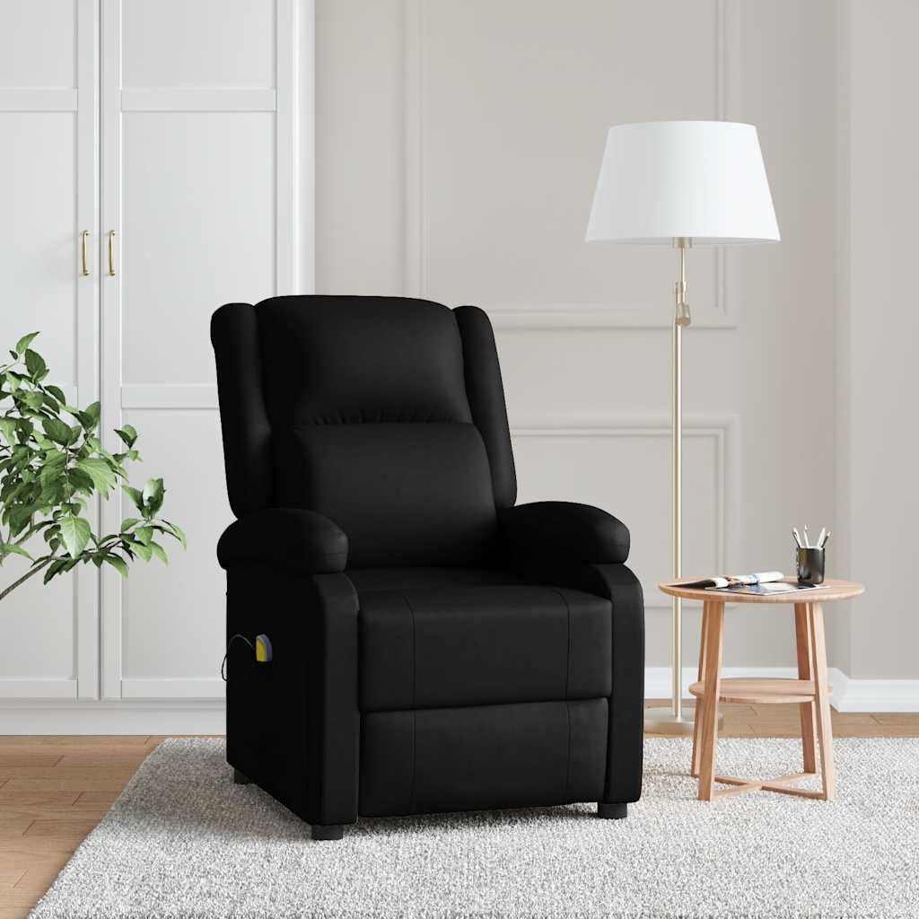 Poltrona Massaggiante Nera in Similpelle 2404715