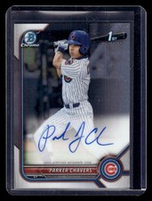 2022 Bowman Chrome #CPA-PC Parker Chavers Prospect Autographs
