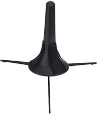 Jiayouy Black Portable Trumpet Stand Holder Metal Tripod Holder Stand Foldabl...