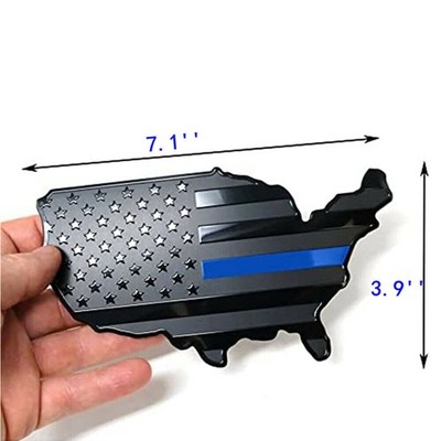 Blau Texas Flagge US Universal Emblem für Silverado Sierra Ram F150 Heckklappe
