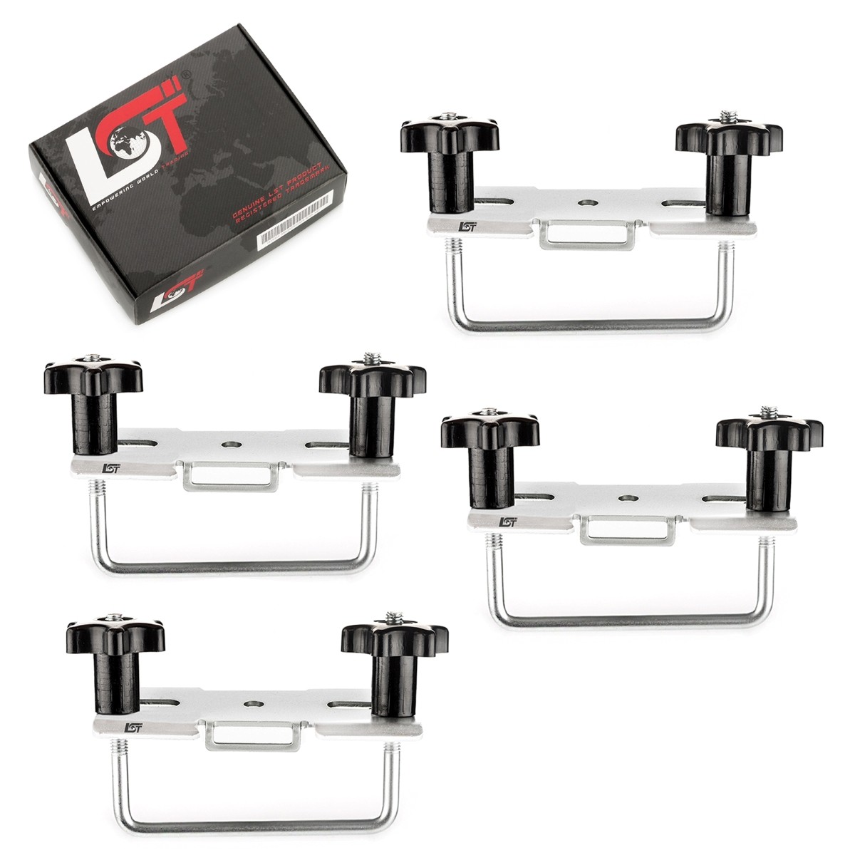U-bracket mounting set roof box fastening kit 80 mm metal holder for CHRYSLER