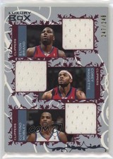 2006-07 Luxury Box Courtside Relics Triple /249 Elton Brand Corey Maggette 10t3
