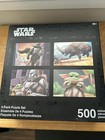 Star Wars The Mandalorian Yoda 4 Pack 500 Pieces Puzzle Set of 4 New Original — photo 1