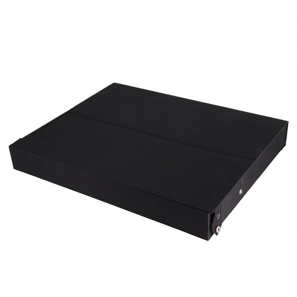 18 Grids PU Leather Eyeglass Glass Display Storage Cases Folding Cover Sunglasse