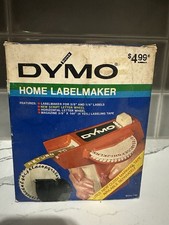Dymo Home Label Maker Model 1780 Vintage 1971 Orange 2 Wheels Script Horizontal