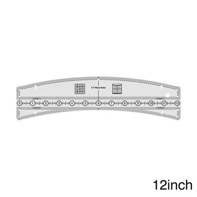 Curve Tool Wave Quilt Ruler Good Toughness Multi-function High Quality