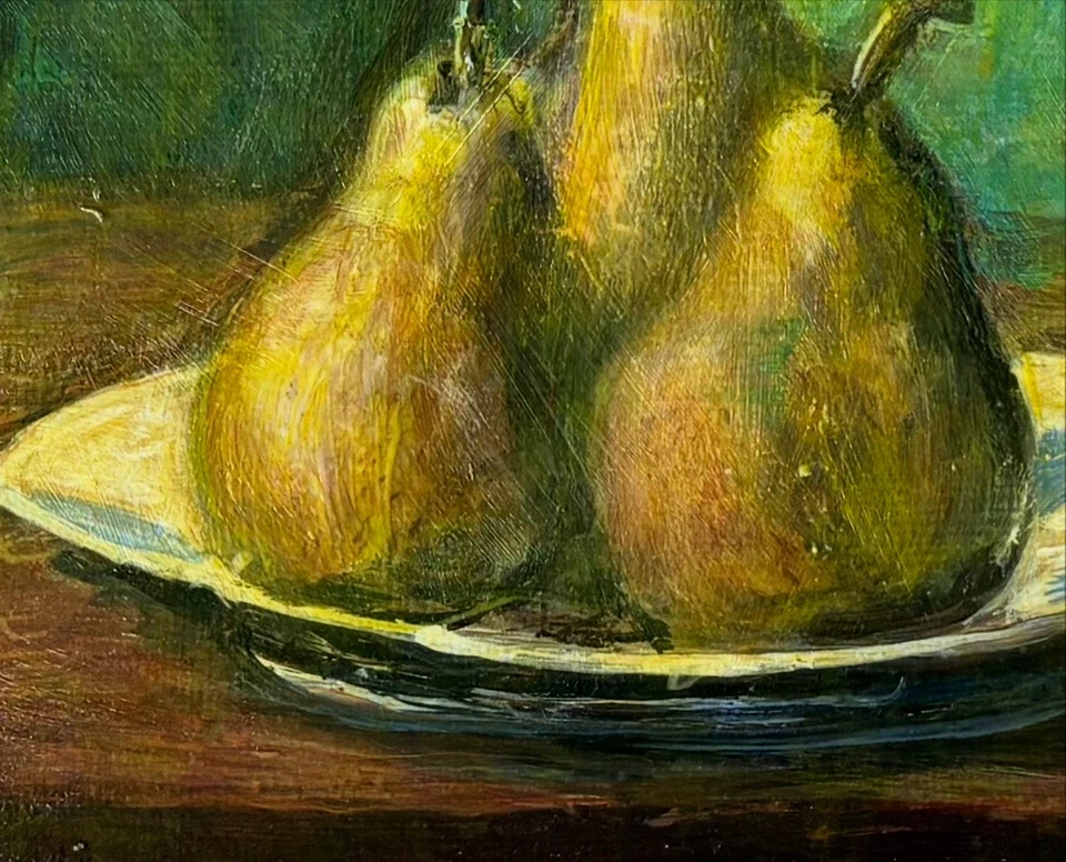 "Three of a pear " Still life Original Acrylic Painting by Gary Yeomans - image 4 of 4