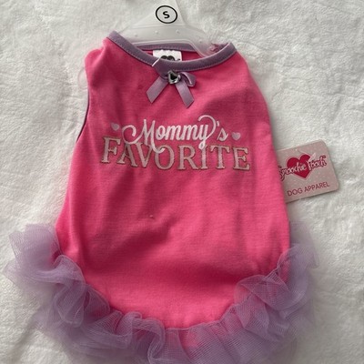 SMOOCHIE POOCH PINK ''MOMMY'S FAVORITE'' TUTU DRESS  Puppy/Dog - SMALL NWT