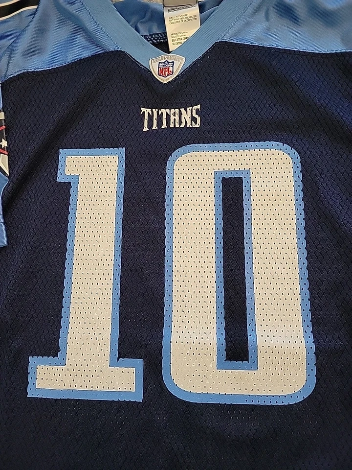 Футболка Reebok Vince Young Tennessee Titans NFL XL 18-20 для мальчиков - Изображение 3 из 4