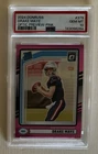 2024 Panini Donruss NFL Rated Rookie Drake Maye Optic Preview Pink Prizm PSA 10