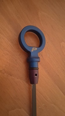Blue And Purple Perrin Dipstick Handle With Dipstick From 2022 Subaru Crosstrek