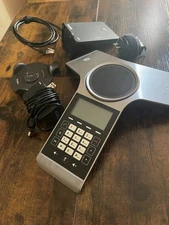 Yealink CP920 Conference IP Phone w WIFI piece - 6pc: w chords - Grey