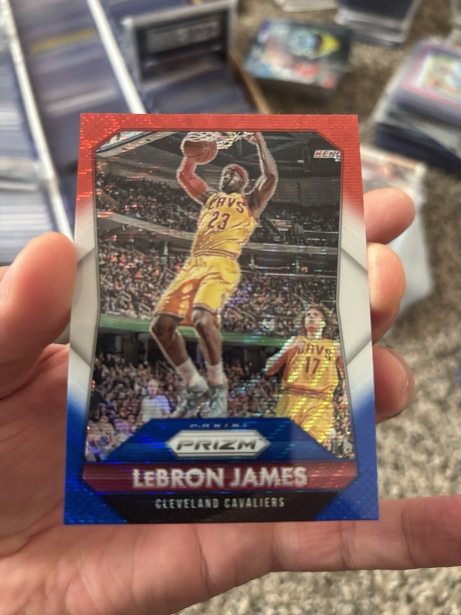 2015-16 Panini Prizm - LeBron James #125 Red White & Blue Prizm