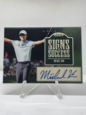 2026 Upper Deck Artifacts Golf- Michael Kim Signs of Success Auto #SS-MK