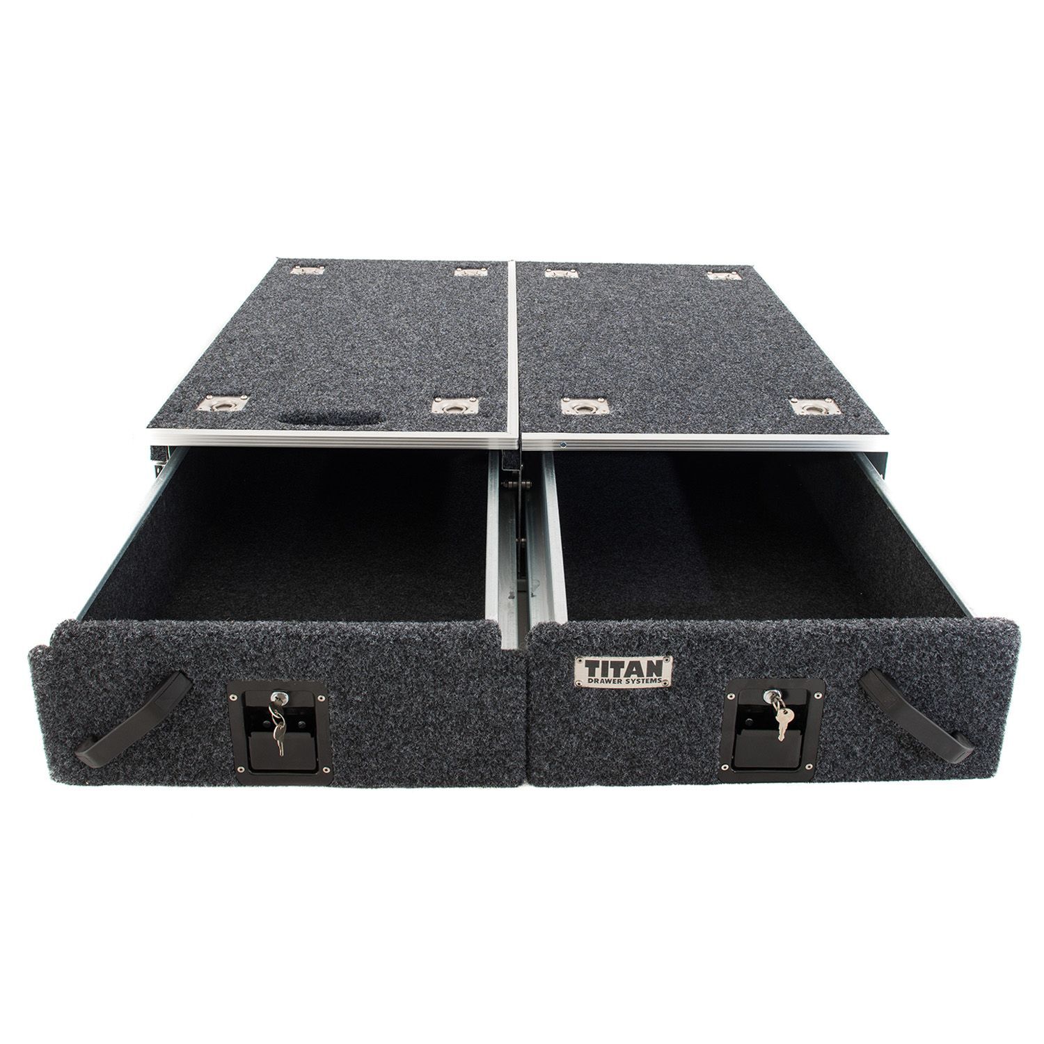 Kings 4WD 4x4 Ute Storage Organizer 1070mm Drawers With Wings Suitable