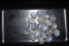 Rainbow Moonstone 9x7mm Cabochon Oval Loose Gemstone