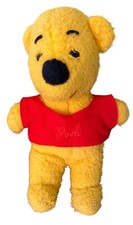 Vintage Sears Disney Winnie The Pooh Plush Stuffed Animal Bear 11  Red Shirt