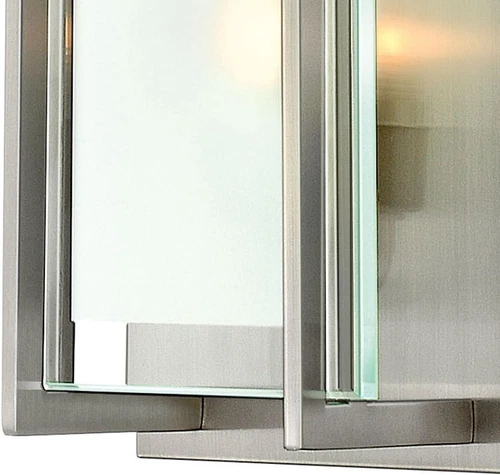 Hinkley Latitude-One Light-60W-G9-Bathroom Vanity Fixture-8"Hx5"W-BRUSHED NICKEL - Picture 3 of 4